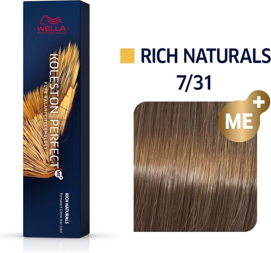 Wella Koleston Perfect ME+ 7/31 Middenblond Goud As 60 ml