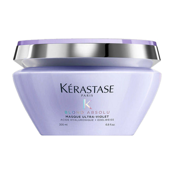 Kérastase Blond Absolu Masque Ultra-Violet - Zilver haarmasker voor blond haar - 200ml