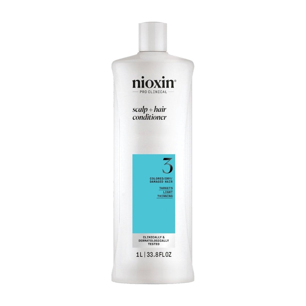 Nioxin System 3 - Conditioner - voor Gekleurd Haar - Anti Haaruitval - Dunner Wordend Haar - 1000ml