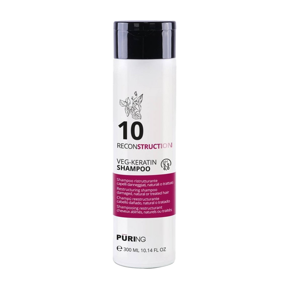 Puring 10 Reconstruction Veg-Keratin Shampoo 300 ml