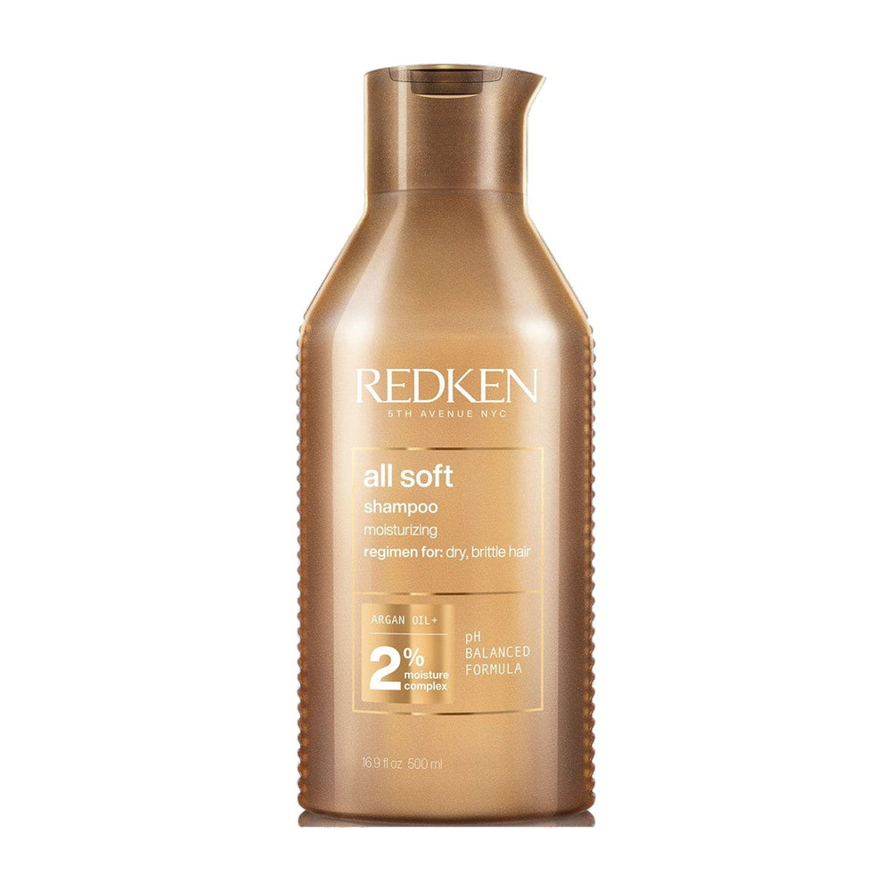 Redken All Soft Shampoo – Hydraterende en verzorgende shampoo voor zijdezacht haar – 500 ml