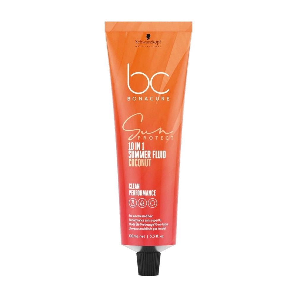 Schwarzkopf Professional BC Bonacure Sun Protect 10 In 1 Summer Fluid multifunctionele crème voor Belast Haar door de Zon 100 ml
