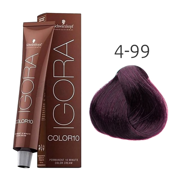 Schwarzkopf Igora Color10 4-99 Middenbruin Violet intens 60 ml