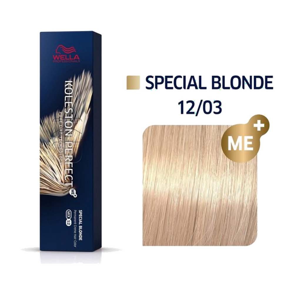 Wella Koleston Perfect ME+ 12/03 Special blond Natuur Goud 60 ml