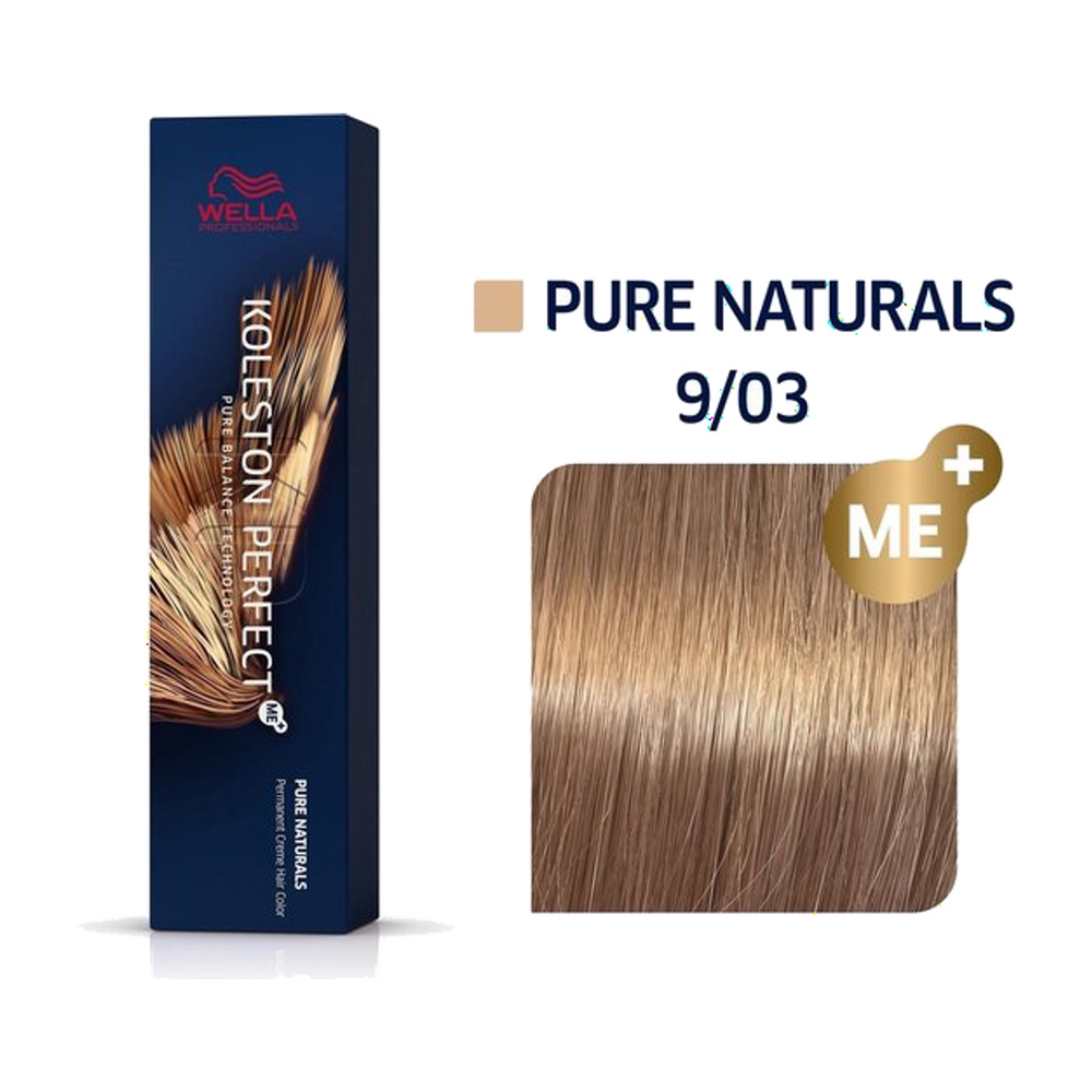 Wella Koleston Perfect ME+ 9/03 Zeer lichtblond Natuur Goud 60 ml