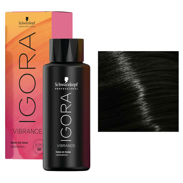Schwarzkopf Igora Vibrance 1-0 Zwart Natuur 60 ml