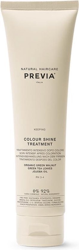 Previa Natural Haircare Organic Green Walnut Colour Shine Treatment 150 ml