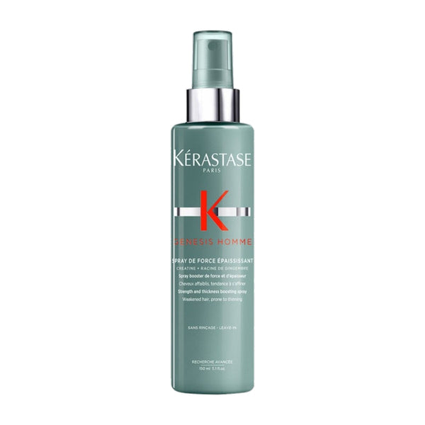 Kérastase Genesis Homme Spray de Force Épaississant - Kracht- en dikteversterkende spray tegen haaruitval voor mannen met verzwakt haar dat snel dunner wordt - 150ml
