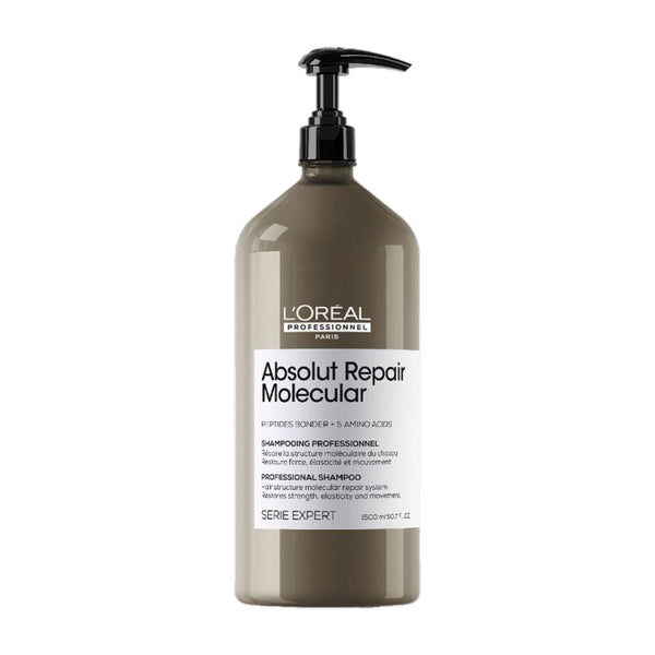 L'Oréal Professionnel Absolut Repair Molecular Shampoo – Professionele shampoo voor beschadigd haar – 300 ml