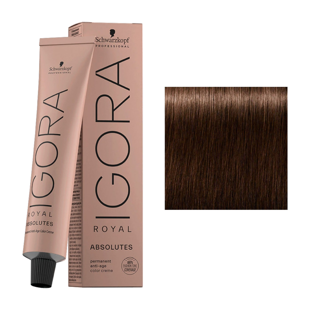Schwarzkopf Igora Royal Absolutes 5-60 Lichtbruin Chocolade Natuur 60 ml