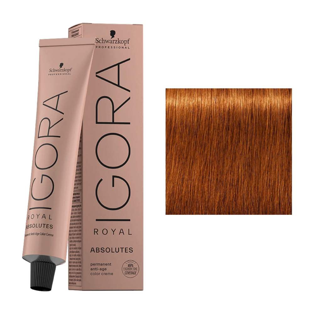 Schwarzkopf Igora Royal Absolutes 7-70 Middenblond Koper Natuur 60 ml