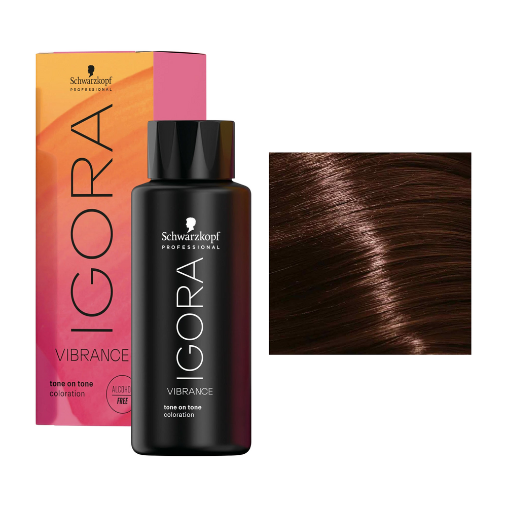 Schwarzkopf Igora Vibrance 4-68 Middenbruin Chocolade Rood 60 ml