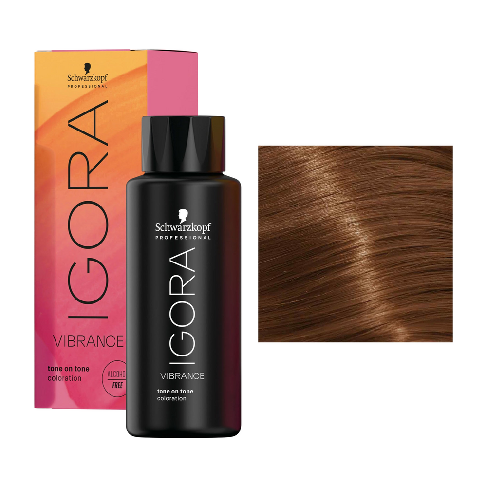 Schwarzkopf Igora Vibrance 7-55 Middenblond Goud intens 60 ml