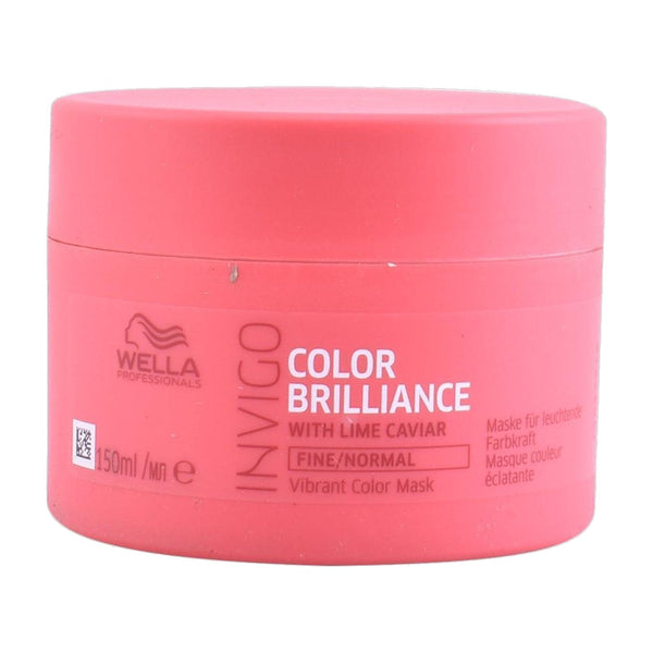 Wella Brilliance Masker fijn / normaal haar -150 ml - Haarmasker droog haar - Haarmasker beschadigd haar