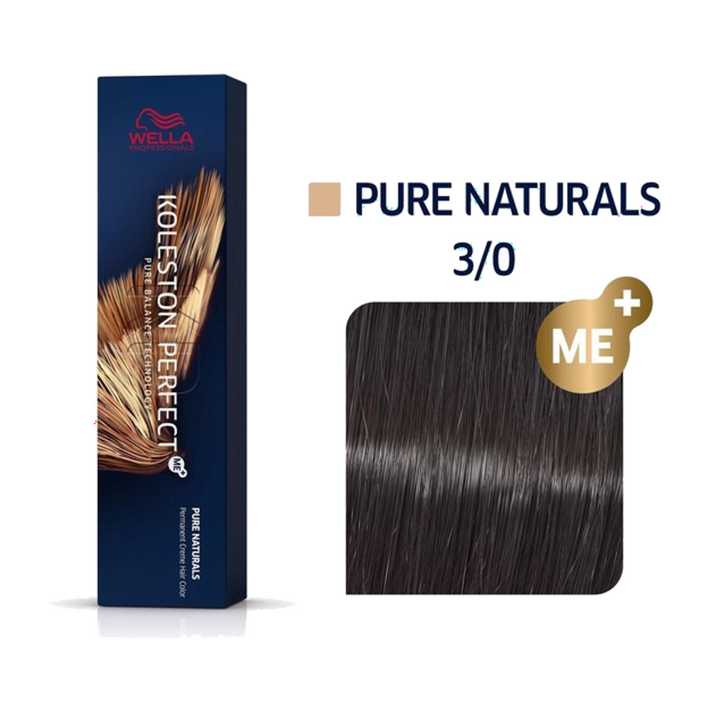 Wella Koleston Perfect ME+ 3/0 Donkerbruin Natuur 60 ml