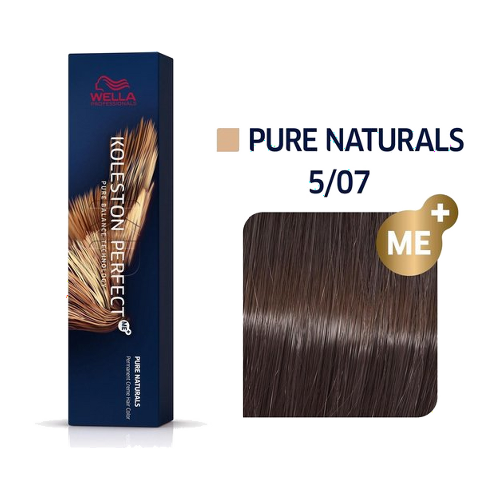 Wella Koleston Perfect ME+ 5/07 Lichtbruin Natuur Bruin 60 ml