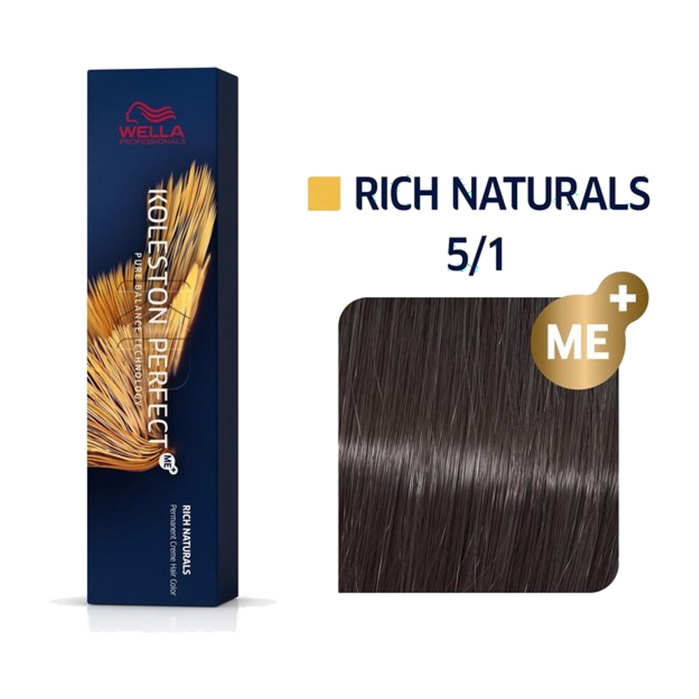 Wella Koleston Perfect ME+ 5/1 Lichtbruin As 60 ml