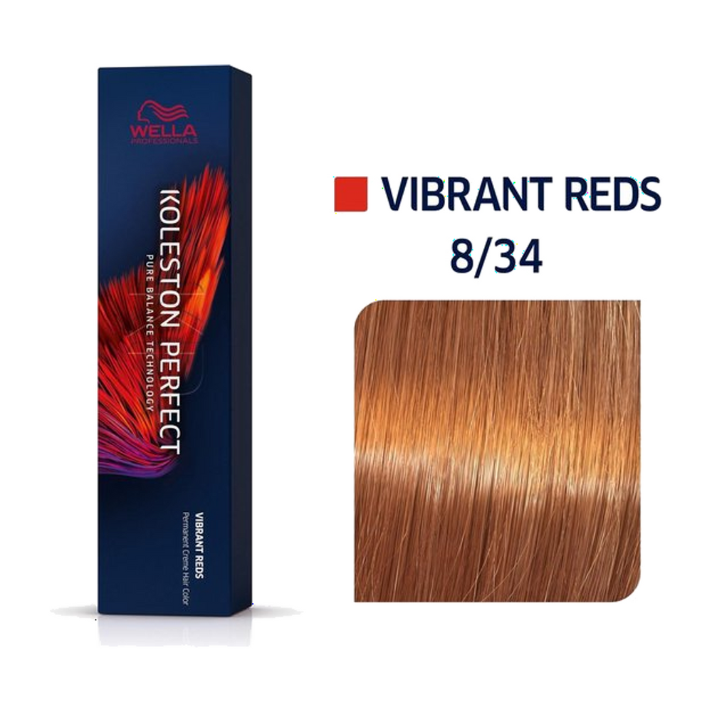 Wella Koleston Perfect ME+ 8/34 Lichtblond Goud Rood 60 ml