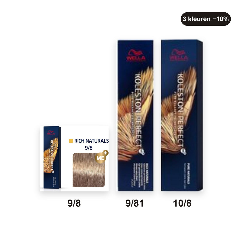 Wella Koleston Perfect ME+ bundel Parelblond – set van 3 haarverven