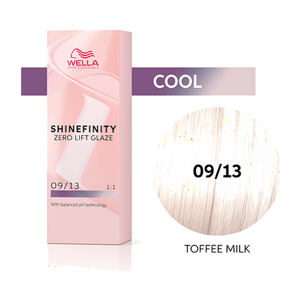 Wella Shinefinity Zero Lift Glaze 09/13 Toffee Milk 60 ml
